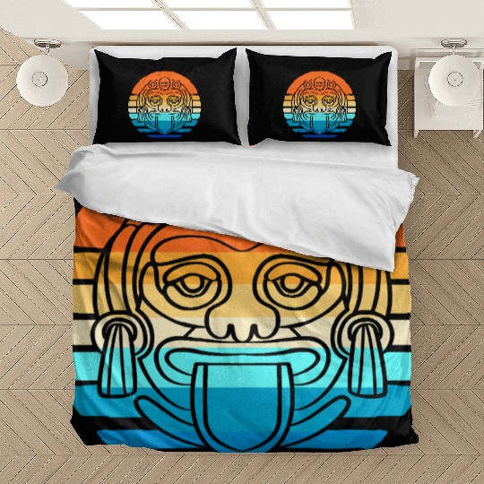 Mayan And Aztec Symbols Indigenous Tribe Bedding Sets