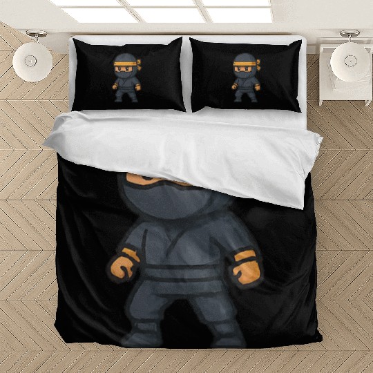 Kawaii Ninja Character Illustration Bedding Sets