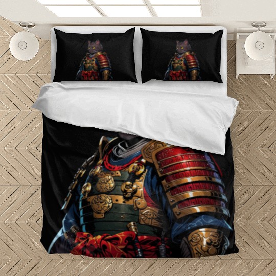Warrior Cat in Armor Artwork Bedding Sets