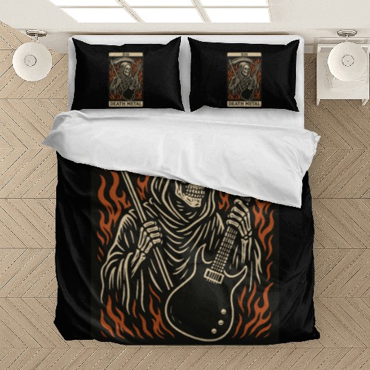 Death Metal (Card XIII) Bedding Sets