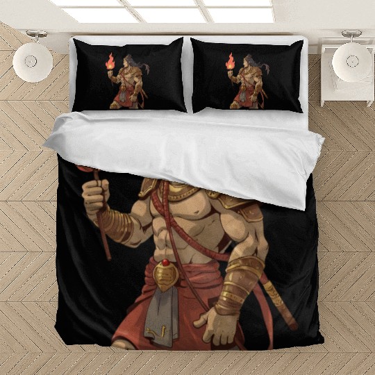 Heroic Warrior with Torch Bedding Sets