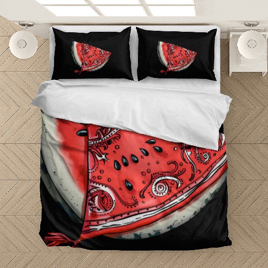 Streetwear Watermelon Slice - Fresh Summer Fruit Bedding Sets