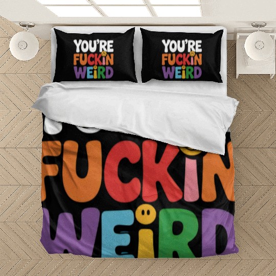 Colorful Affirmation Statement Bedding Sets
