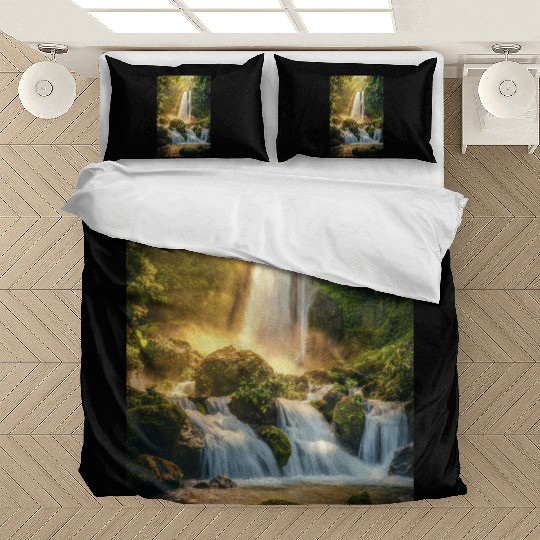 Sunrise Over Hidden Waterfall Bedding Sets