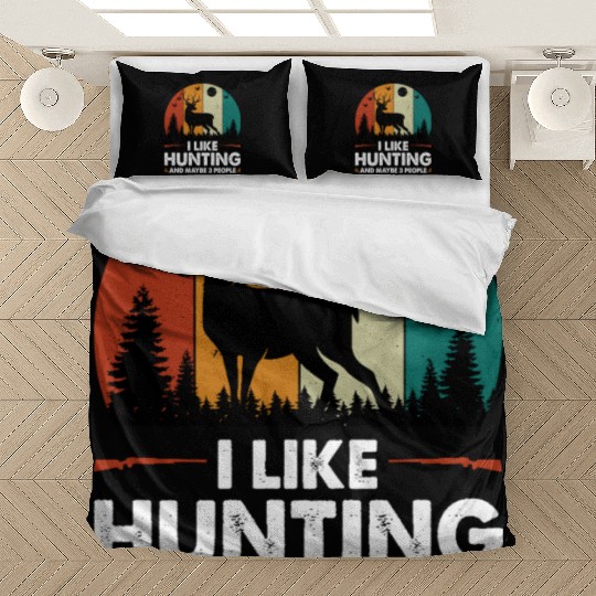 Funny Deer Hunting Bedding Sets