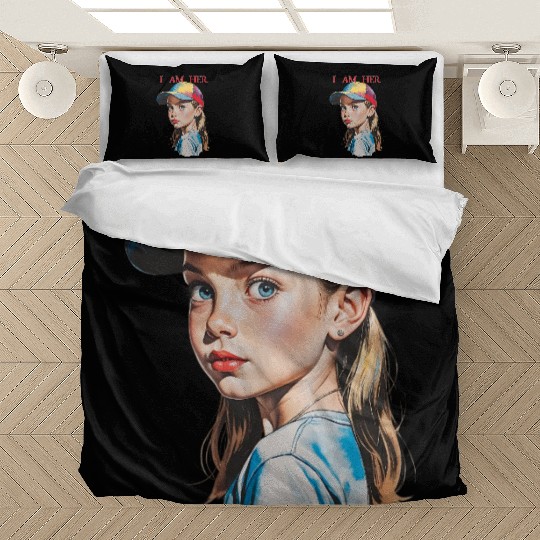 Women Empowerment Courageous Girl Bedding Sets