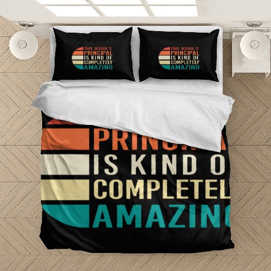 School Principal Teacher Appreciation Bedding Sets
