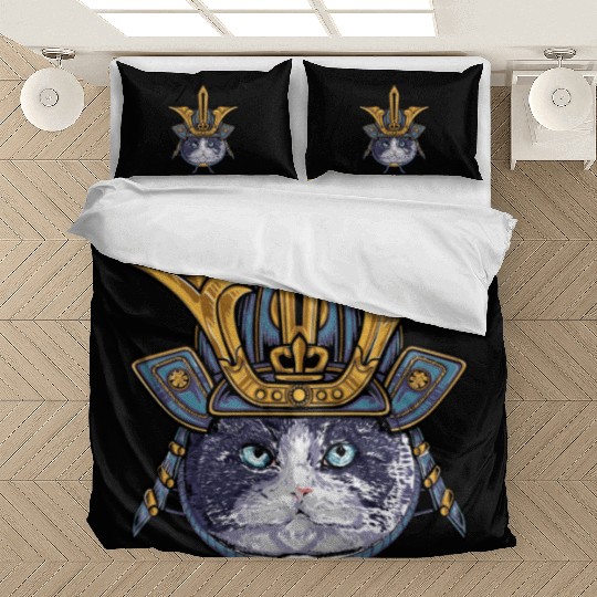 Samurai Cat Warrior Bedding Sets