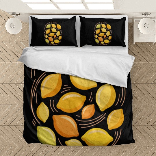 Lemon Pattern for Citrus Lovers Bedding Sets