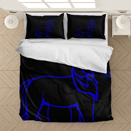 Horse Sweet Pony Foal Horse Girl Cute Comic Fun Bedding Sets