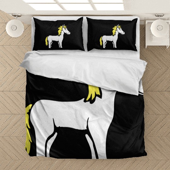 Horse Sweet Pony Foal Horse Girl Cute Comic Fun Bedding Sets
