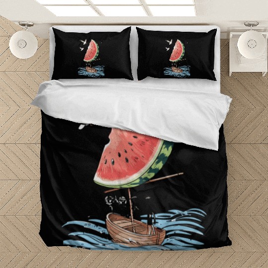 Watermelon Sail Adventure: Nautical Fun Meets Bedding Sets