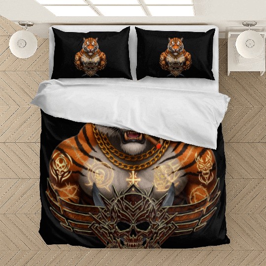 Fierce Tiger Warrior Design Bedding Sets