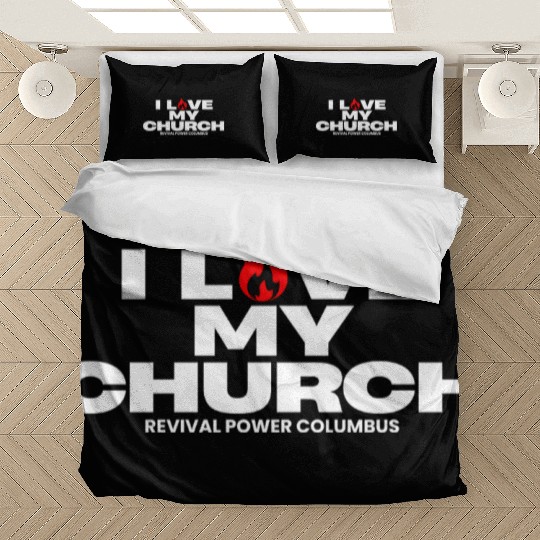 I Love my Church - Red Bedding Sets
