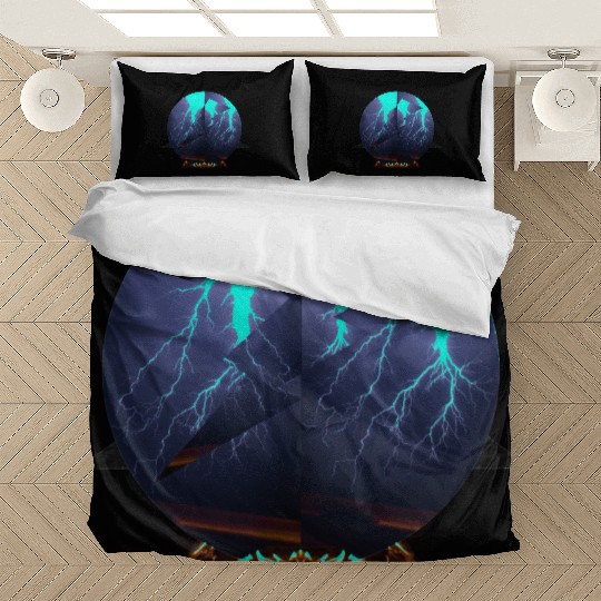 Royal Blue Lightning Bedding Sets