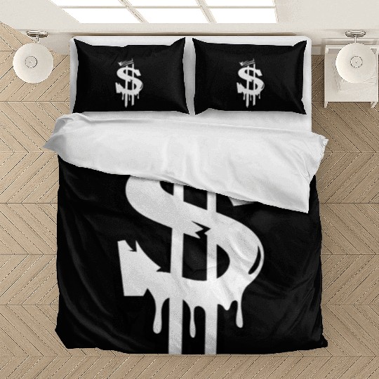 Street Art Dollar Sign Graffiti Design Bedding Sets