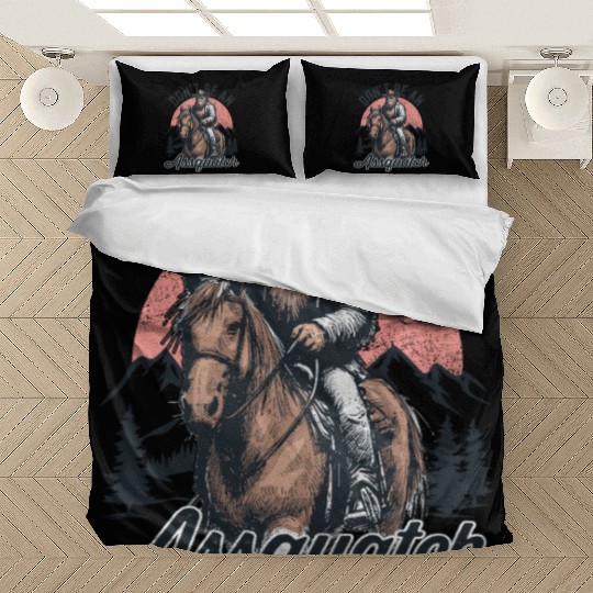 Don't be an Assquatch Bigfoot Wild West Aspquatch Bedding Sets