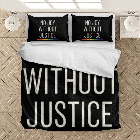 Queer Pride Queer Joy LGBTQ+ Affirmation Trans Bedding Sets