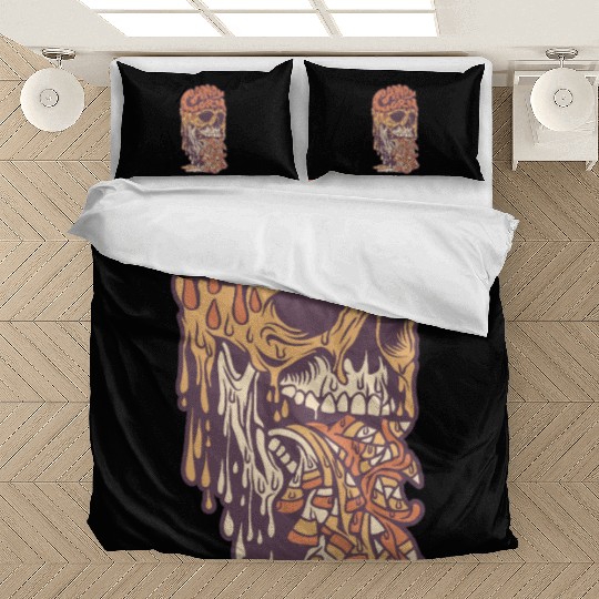 Candy Corn Skull Bedding Sets