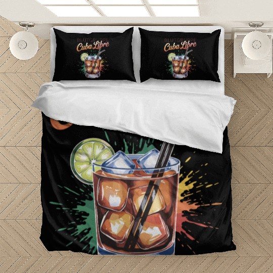 Blutgruppe Cuba Libre Cocktail Bartender Bedding Sets