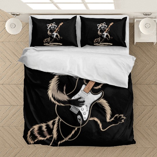 Raccoon Electric Guitar Bedding Sets