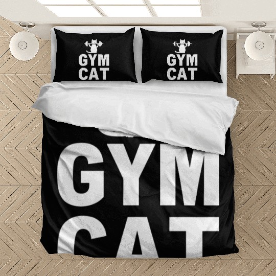 Gym Cat - Sporty Cat Saying Bedding Sets