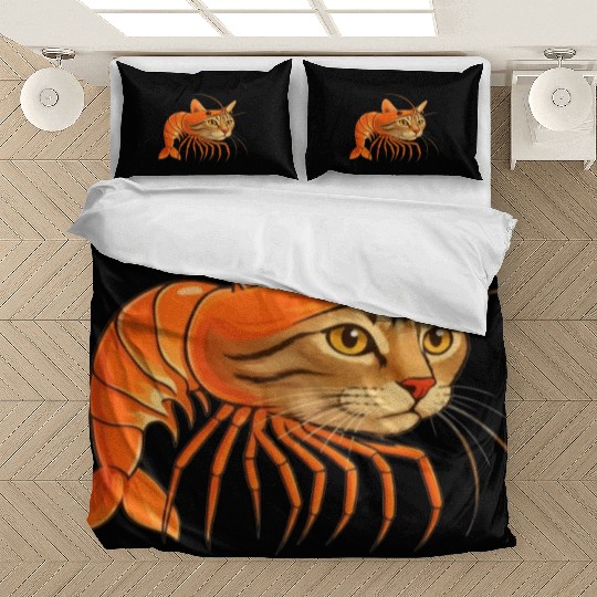 Trippi Troppi Italian Brainrot – Funny Shrimp Cat  Bedding Sets