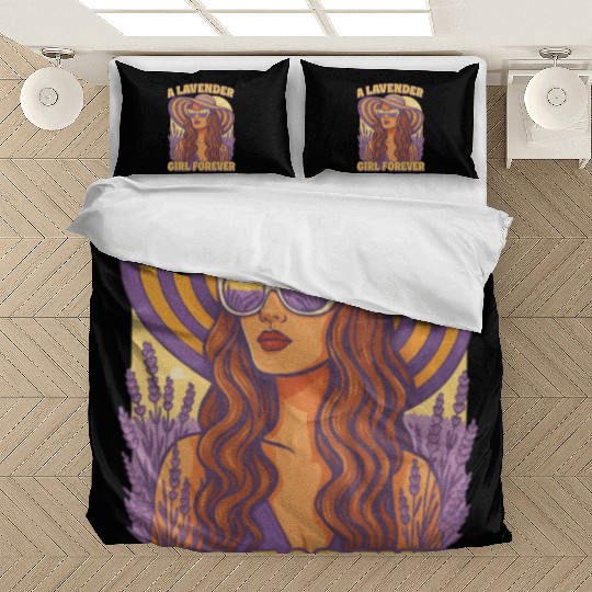 lavender girl Bedding Sets