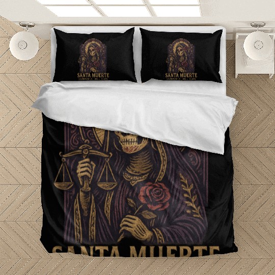 Santa Muerte – Mexican Folk Art Streetwear Bedding Sets