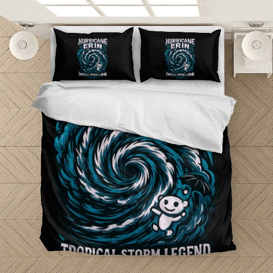 Hurricane Erin Tropical Storm Legend Bedding Sets