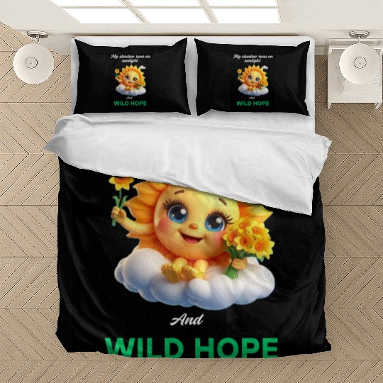 Sunflower Baby Cloud Inspirational Design Bedding Sets