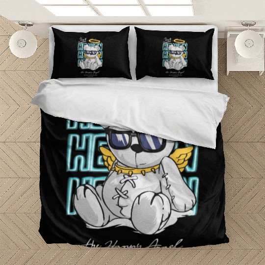 Angel Bear with Sunglasses and Halo Bedding Sets