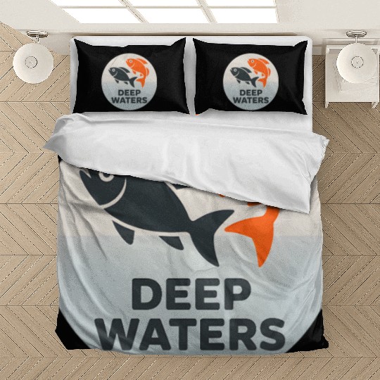 Deep Waters Fish Motif Design Bedding Sets
