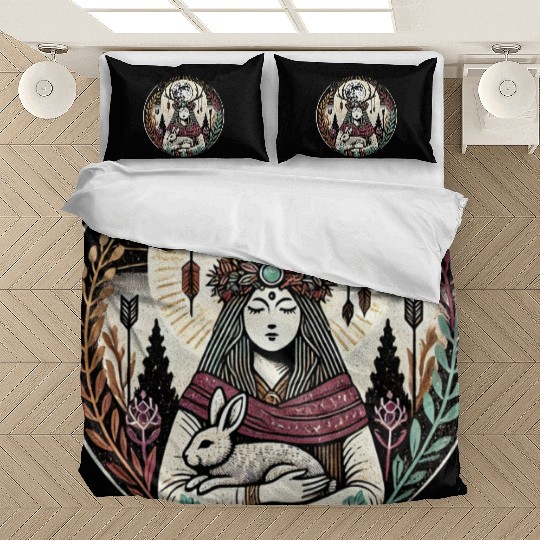 Celestial Dreamcatcher Mystic Illustration Bedding Sets