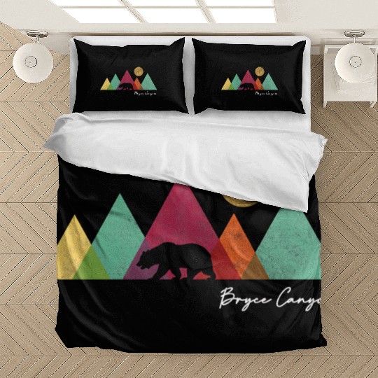 Bryce Canyon National Park Colorful Bear Mountains Bedding Sets