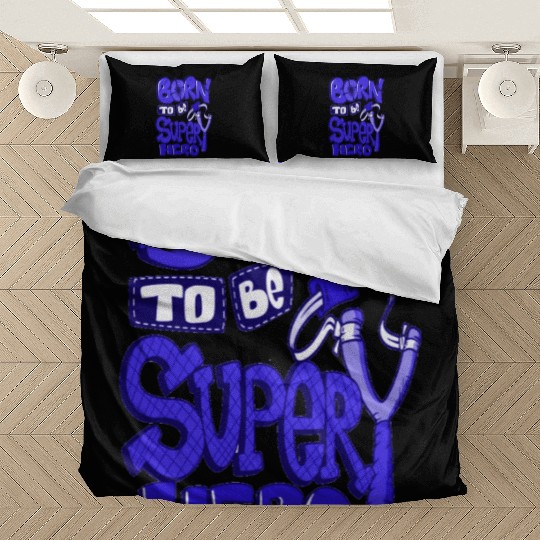 born to be super hero Bedding Sets