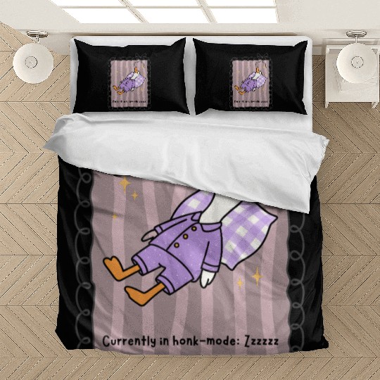 Silly Goose in Honk-Mode Pajama Design Bedding Sets