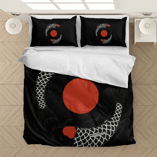 Koi Fish Yin Yang Symbol Bedding Sets