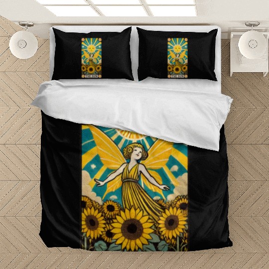 Sun Fairy Tarot Card Design Bedding Sets