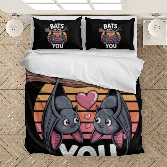Bats About You Funny Bat Halloween Bedding Sets – Nayan