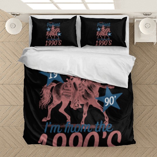 90s Nostalgic Cowgirl Design Bedding Sets