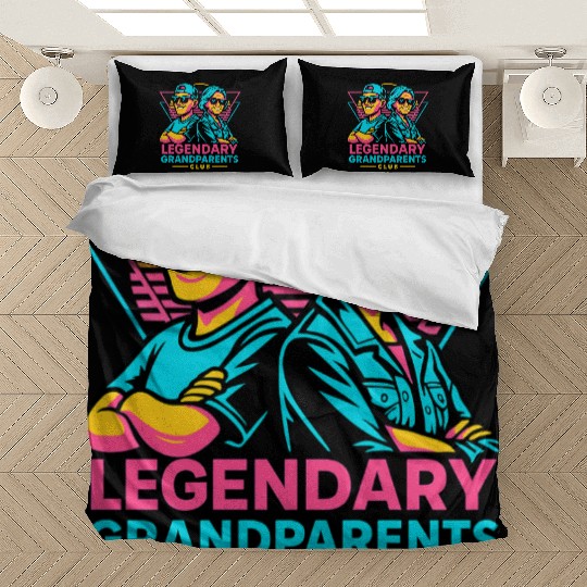 Legendary Grandparents Retro Neon Bedding Sets