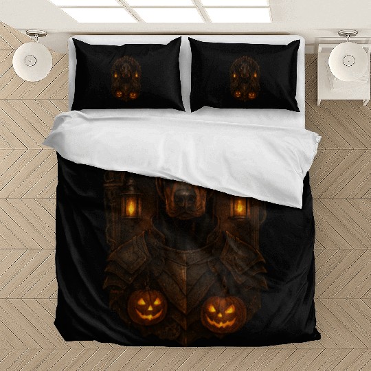Creative Doberman Halloween Outfit for Dog Fans Bedding Sets