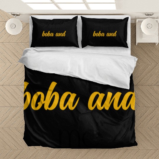 Just A Boba And Me Relaxing Bubble Tea Moment	 Bedding Sets