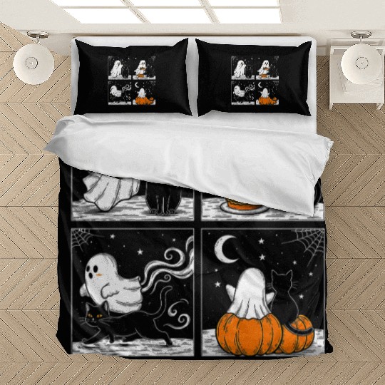 A humorous and relaxed graphic. The design feature Bedding Sets