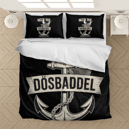 Moin Ihr Dösbaddel Seagull And Anchor Maritime Bedding Sets