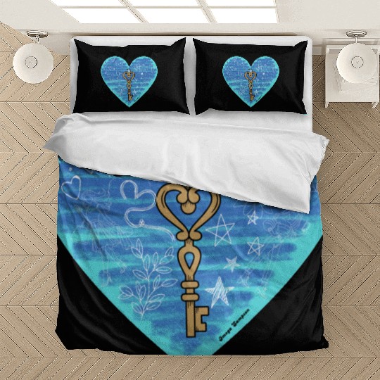 Girlhood in light blue Bedding Sets