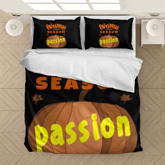 Autumn Passion Pumpkin Design Bedding Sets