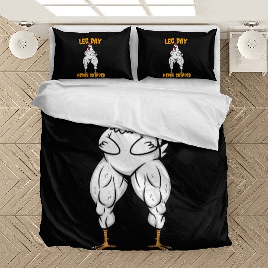 Funny Leg Day Bedding Sets | Leg Day Never Bedding Sets