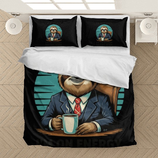 Energy Saving Mode Sloth Bedding Sets
